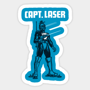 Captain Laser | Capt. Laser | Major Matt Mason Sticker